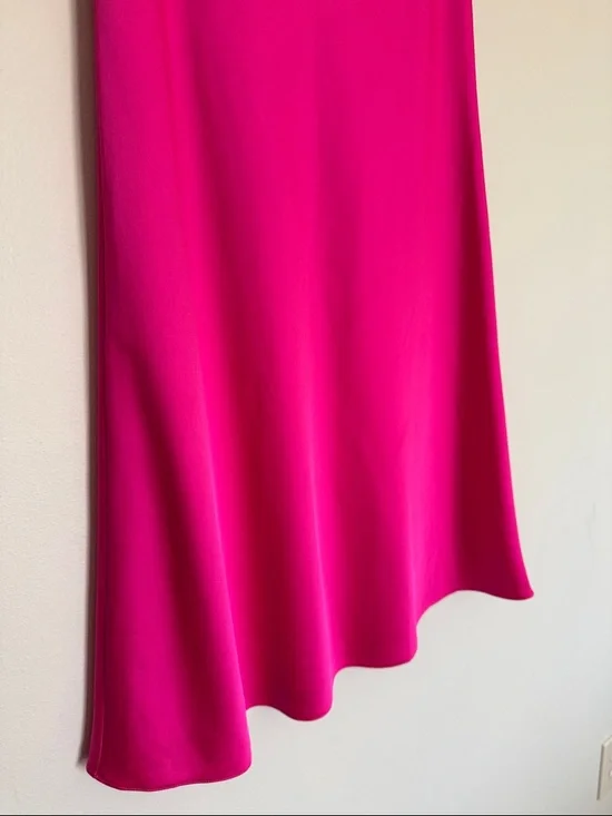 J Crew Pink Satin Slip Skirt XS - Picture 2 of 5